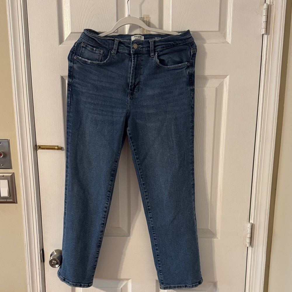Kenzie Dark Blue Ankle Jeans
